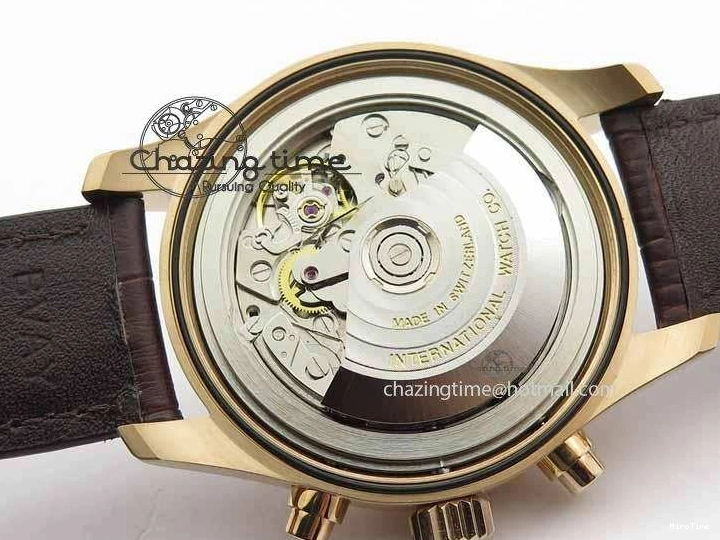 MIROTIME 0725 Pilot Chrono RG 3878 V6F Best Edition Gray Dial On Brown Leather Strap A Contemporary 7254